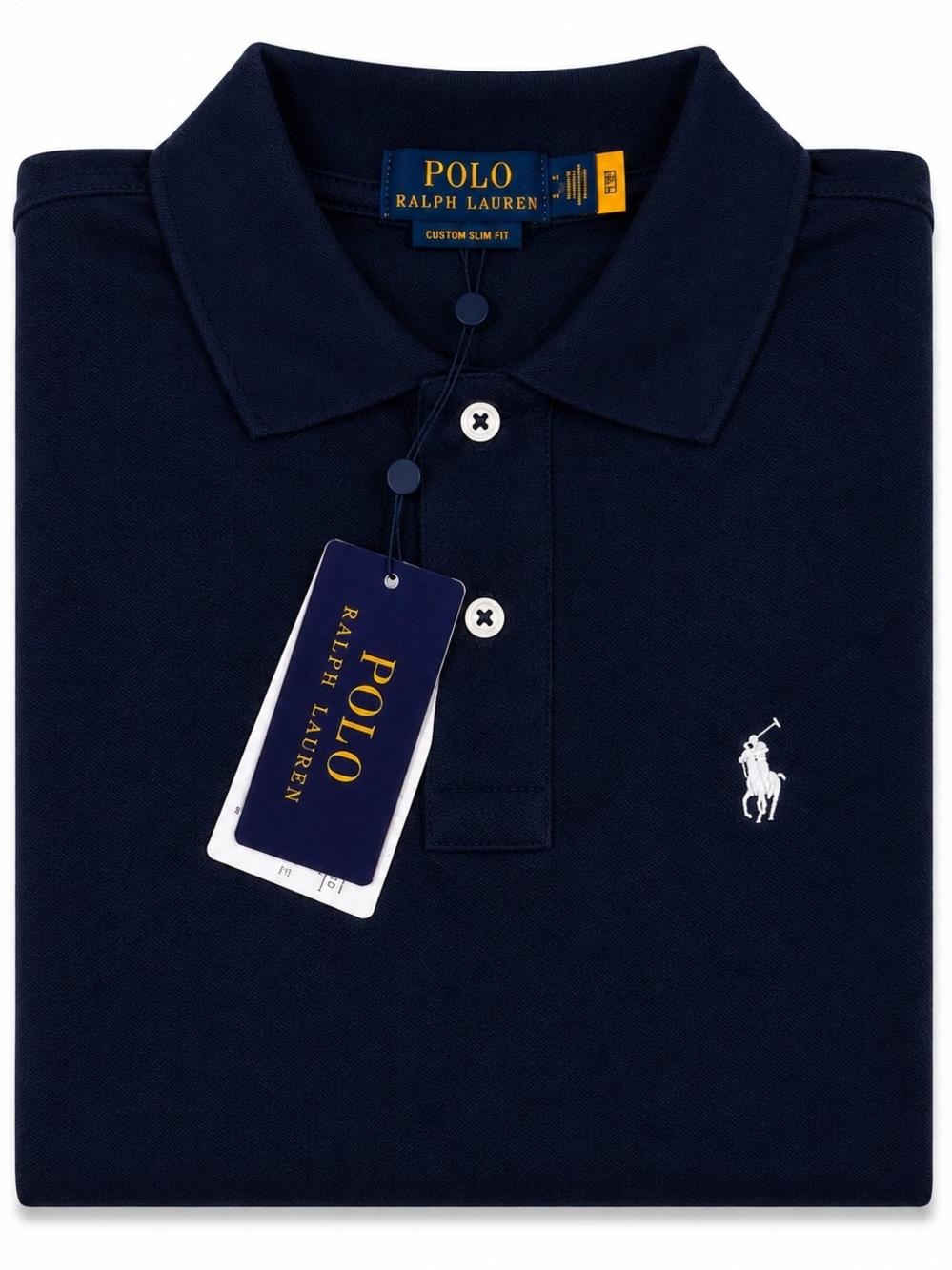 Classic Slim Fit Polo by Ralph Lauren Navy Polo Shirt